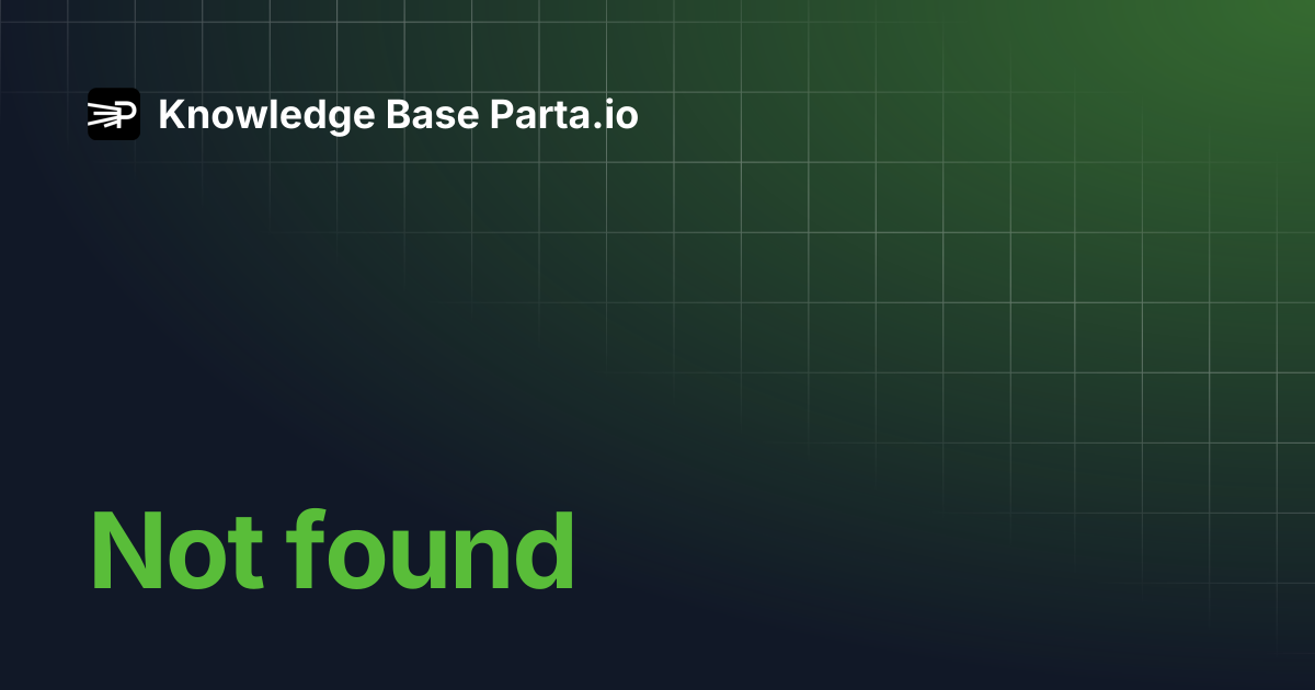 Tabs | Knowledge Base Parta.io